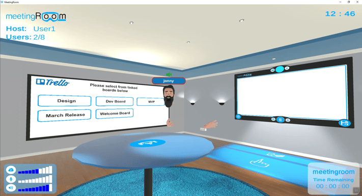 meetinroom.io virtual 3d meetingroom VR